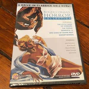🧩 2/$20 Roger Corman Horror Collection DVDs 5 Movies New Factory Sealed